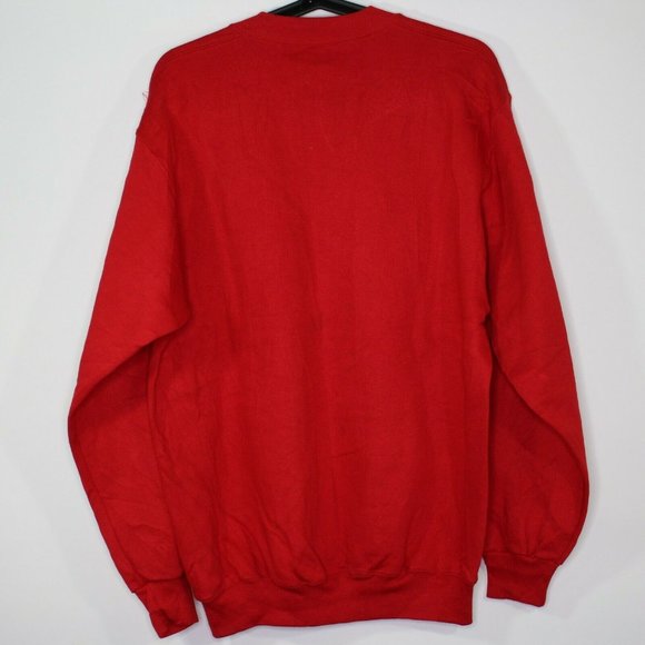 Vintage Jerzees Mens Large Made In USA Spell Out Sweatshirt G904 - Picture 2 of 5